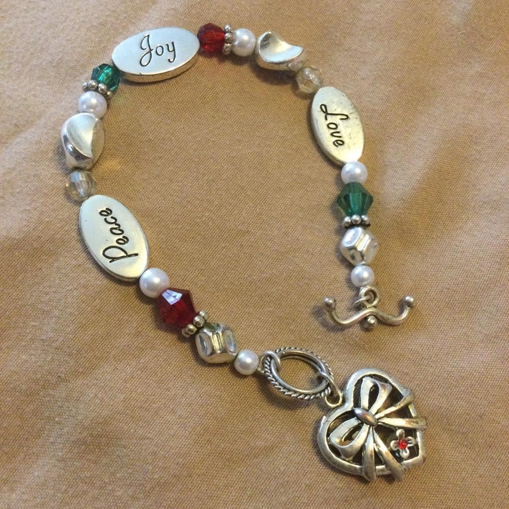 Peace Joy Love bracelet